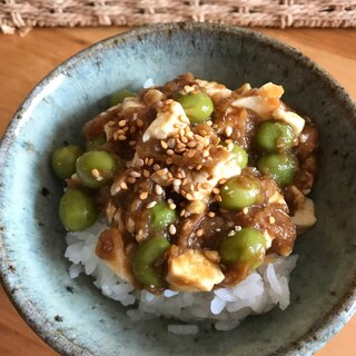 簡単豆腐カレー丼